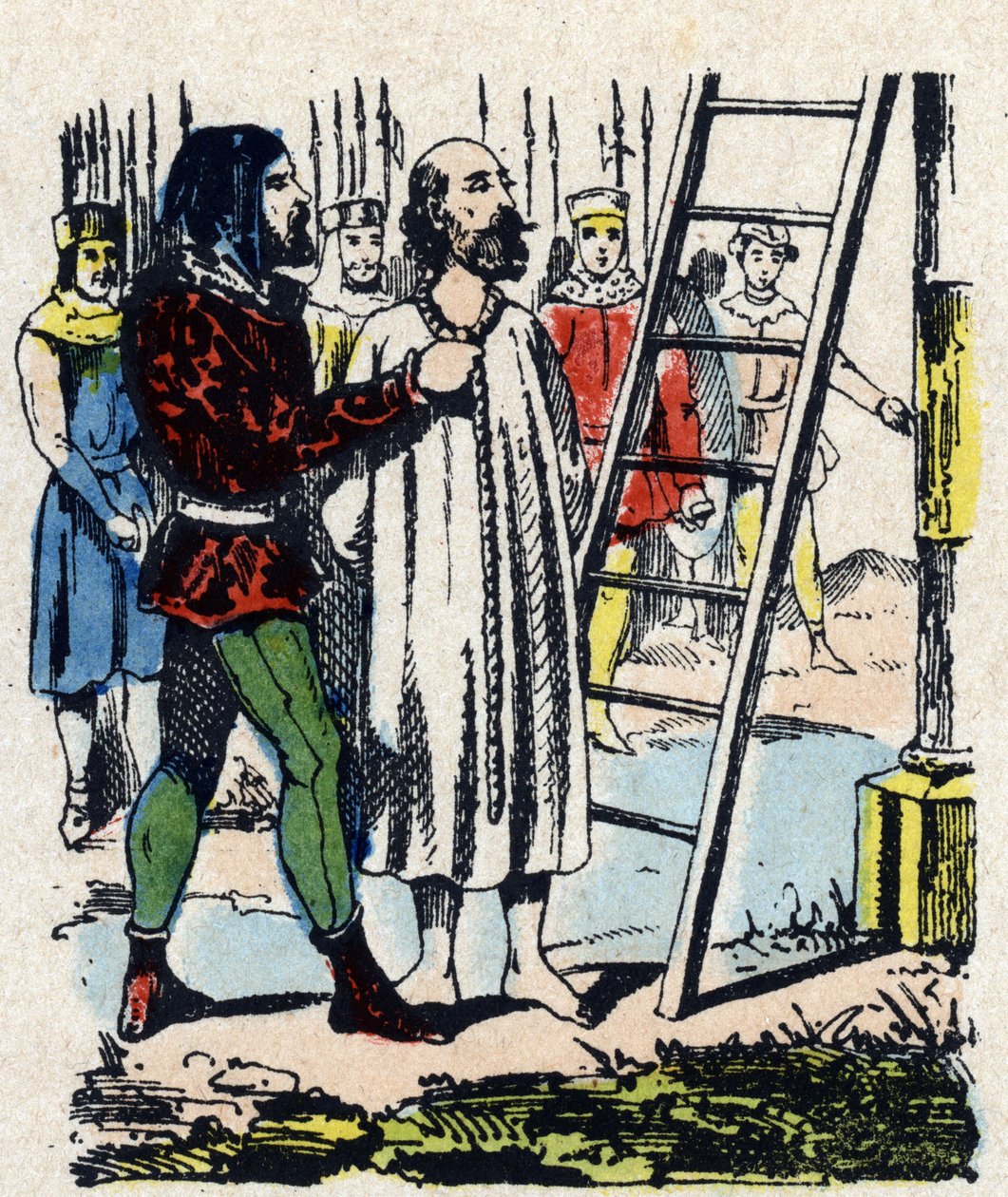 Enguerrand de Marigny-t (1260-1315) elítélte a Vincennes-ben újra összeállt bizottság, felakasztották a Montfaucon gibetben, akit eriger kapott – Amikor IV. Philippe meghal, népszerűtlen miniszterét, Enguerrand de Marignyt (igazságtalanul) különféle bűnökk alkotó: French School