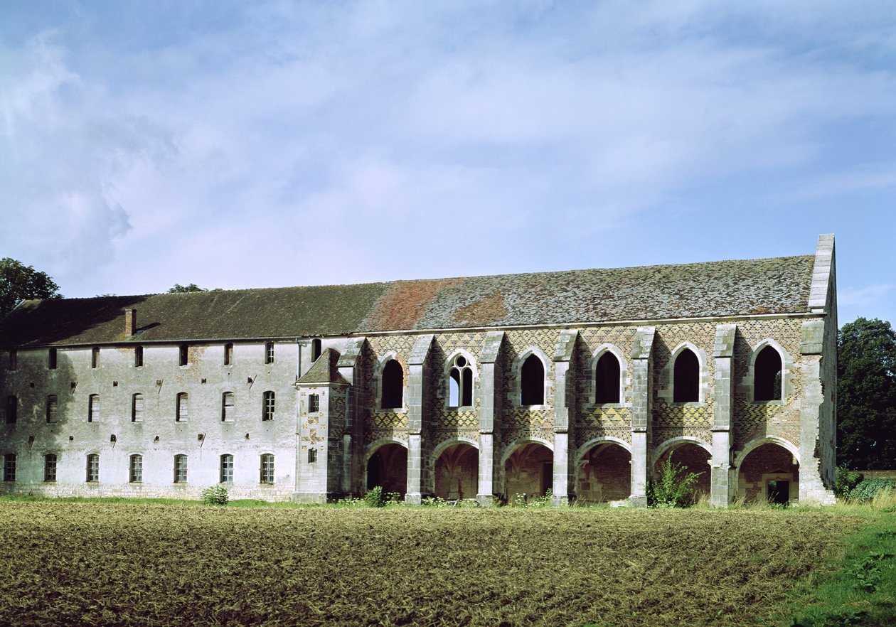 A ciszterci apátság külső képe alkotó: French School