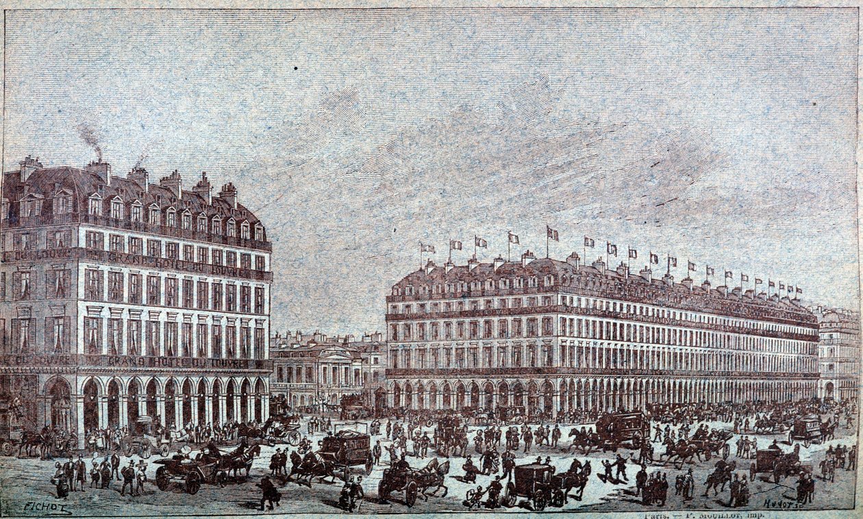 A Louvre áruházak külső képe alkotó: French School