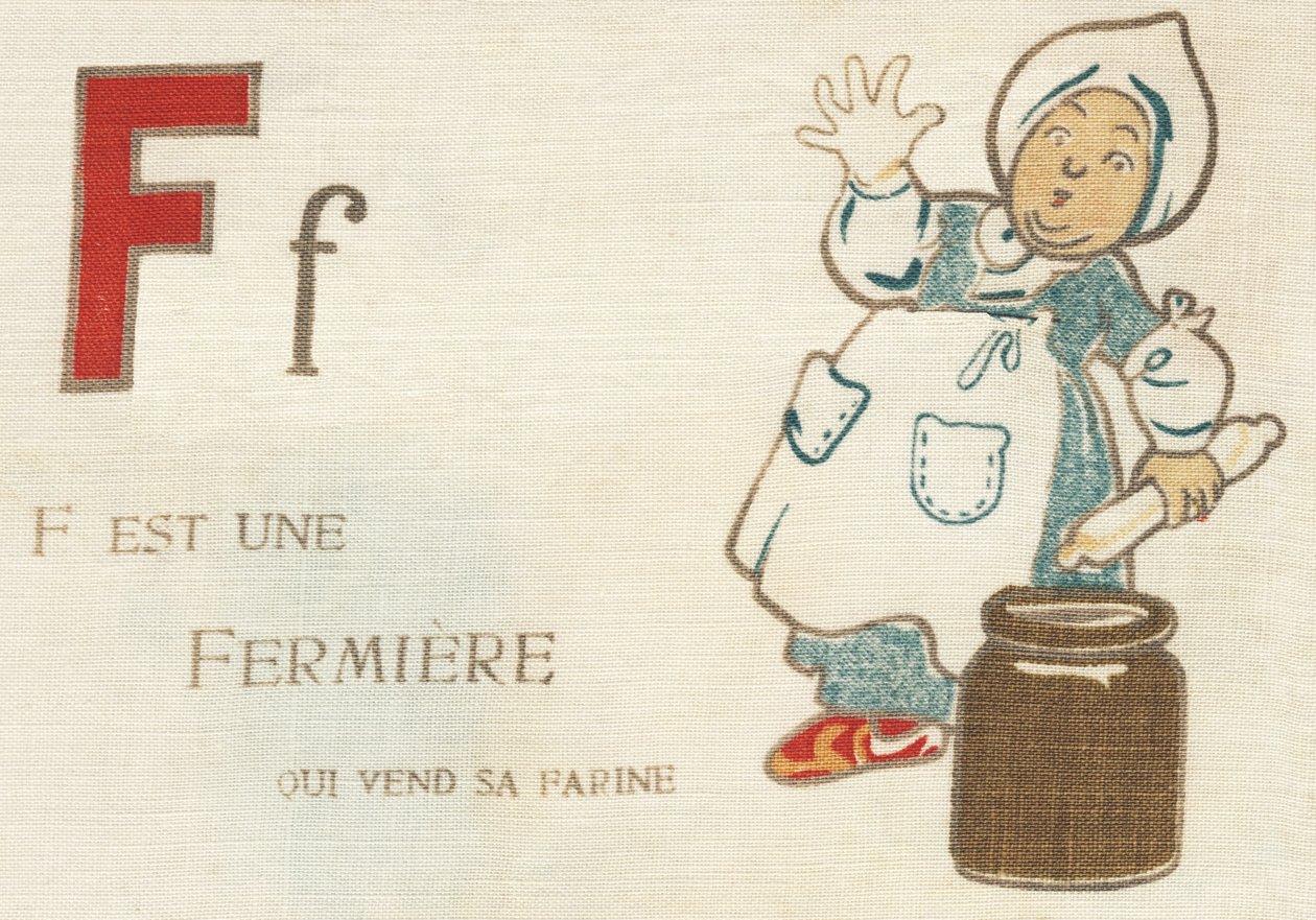 F egy farmer, aki eladja a lisztjét. alkotó: French School