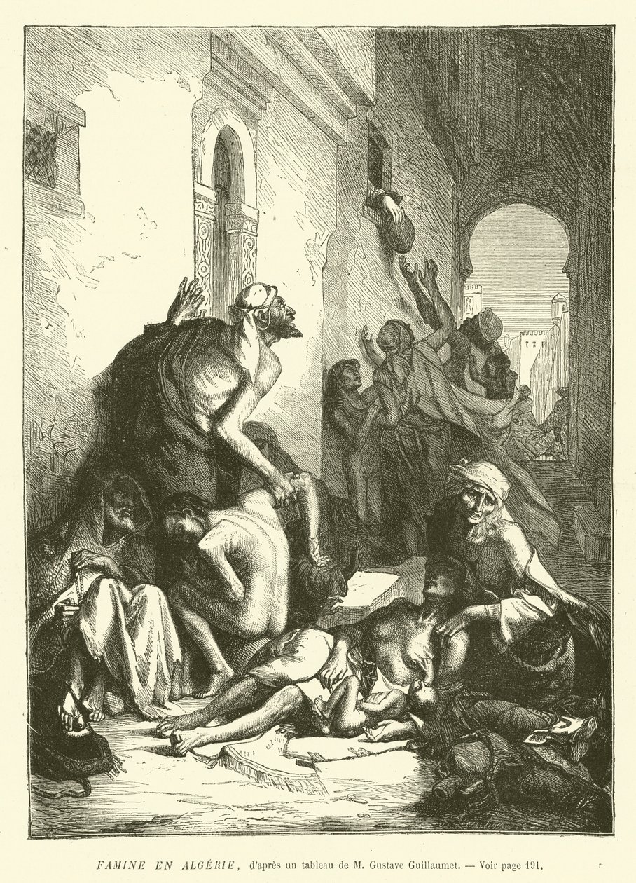Éhínség és Algéria alkotó: French School