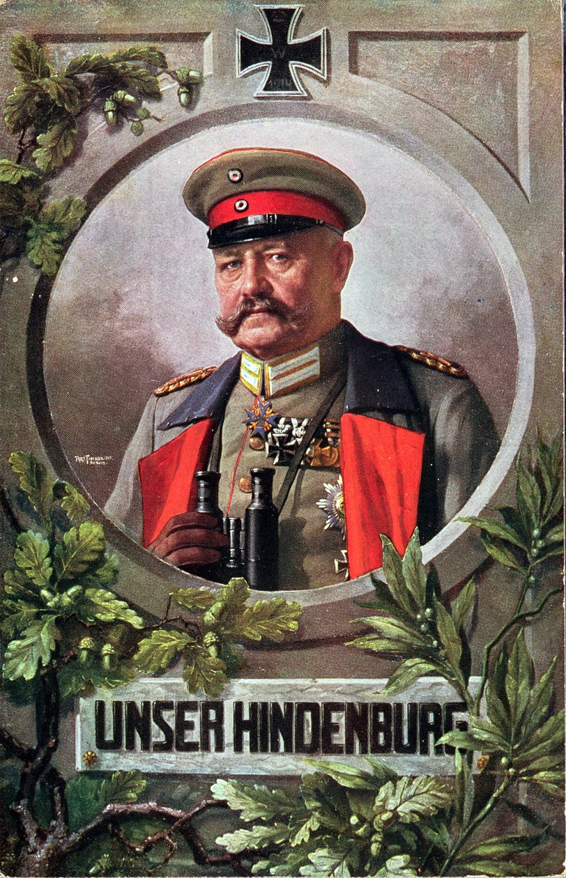 Paul von Hindenburg tábornagy (1847-1934) alkotó: French School