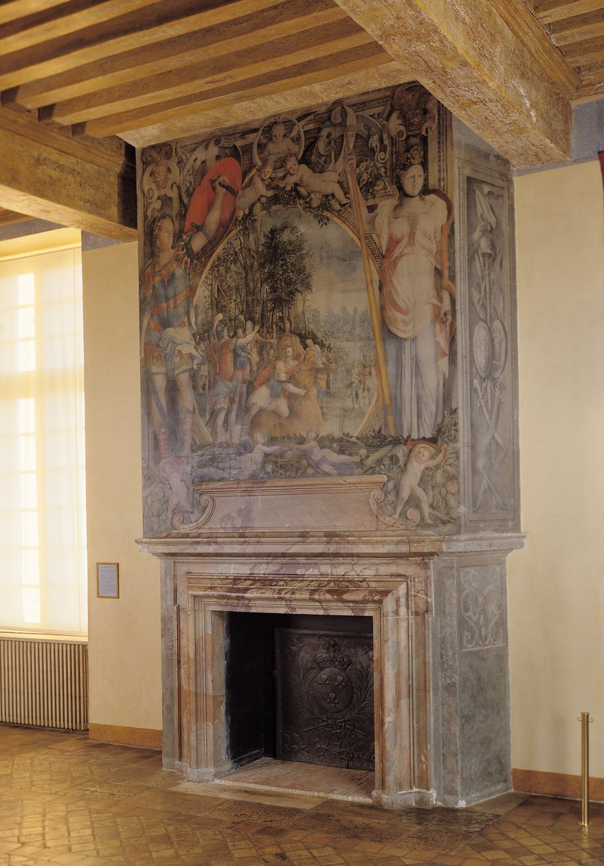 Kandalló a királyi kamrában alkotó: French School