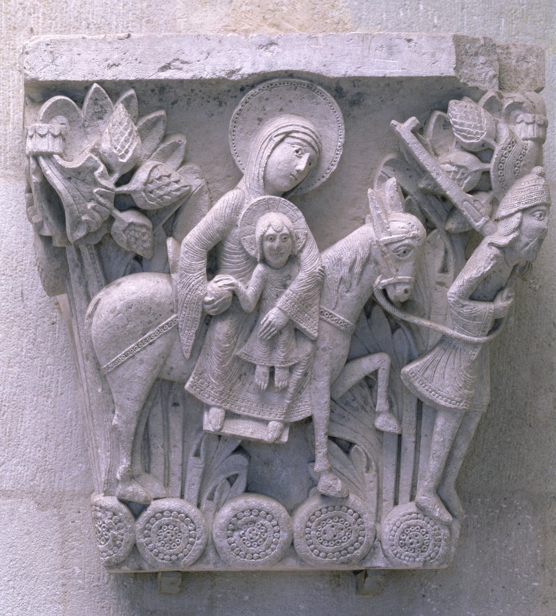 Repülés Egyiptomba, eredeti fővárosba a székesegyházon alkotó: French School