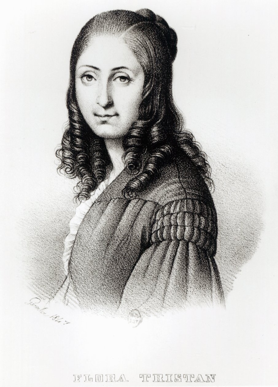 Tristan Flóra (1803-44) 1847 alkotó: French School