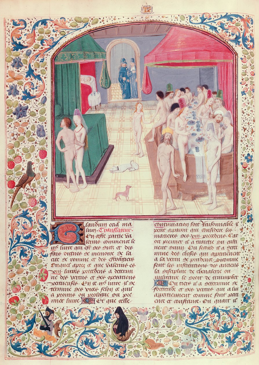 Fol.414v, Tények és emlékezetes szavak alkotó: French School