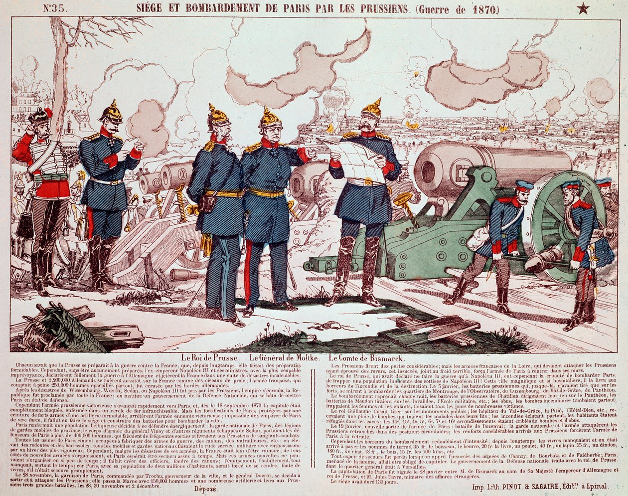 Francia-porosz háború: Párizs ostroma és bombázása alkotó: French School