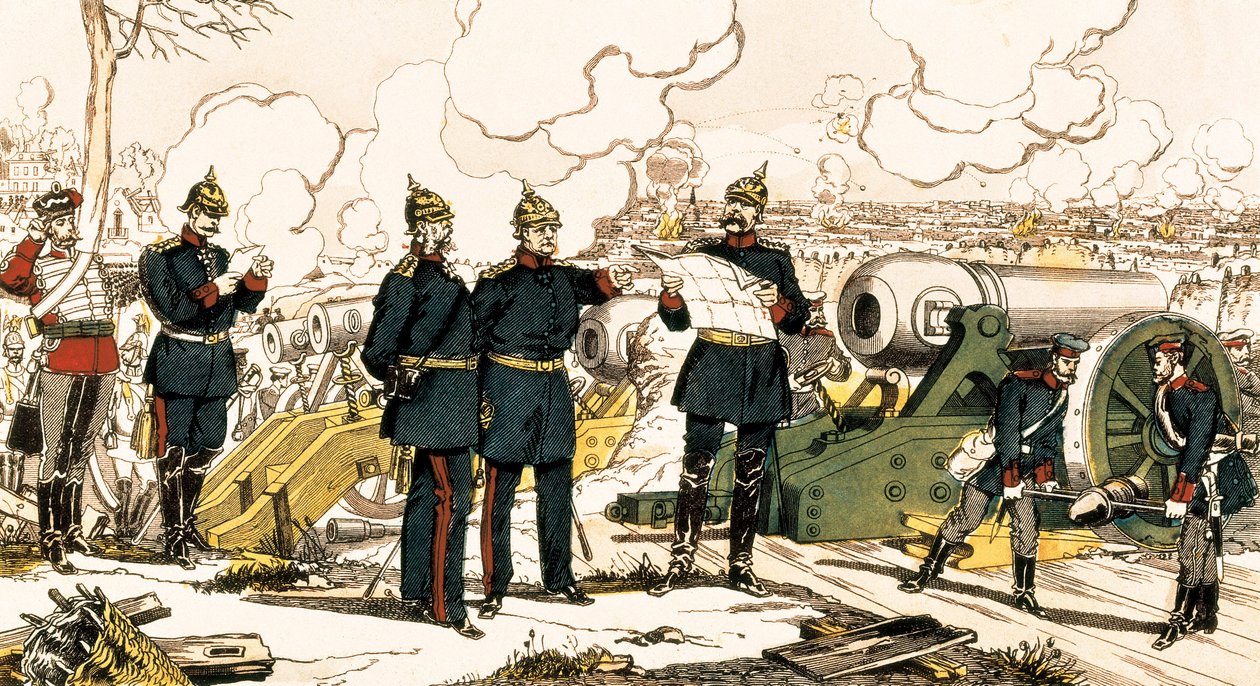 Francia-porosz háború: Párizs ostroma és bombázása alkotó: French School