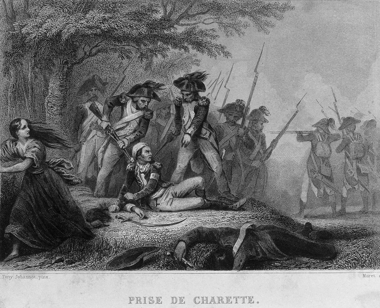 Francois-Athanase de Charette de la Contrie (Francois Athanase: 1763-1796) - Thiers „francia forradalom” című könyvében. 19. század alkotó: French School