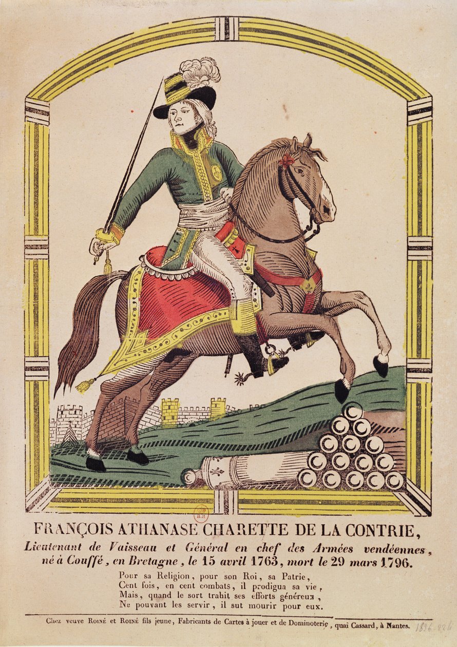 Francois Athanase Charette de la Contrie (1763-96), 1836 alkotó: French School