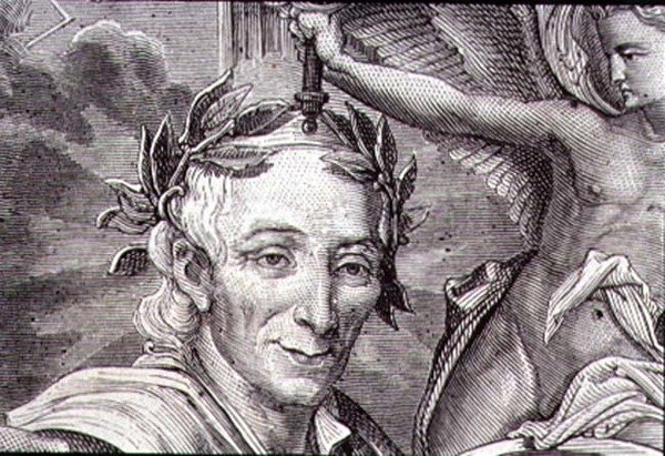 Francois Marie Arouet de Voltaire (1694-1778) (metszet) alkotó: French School