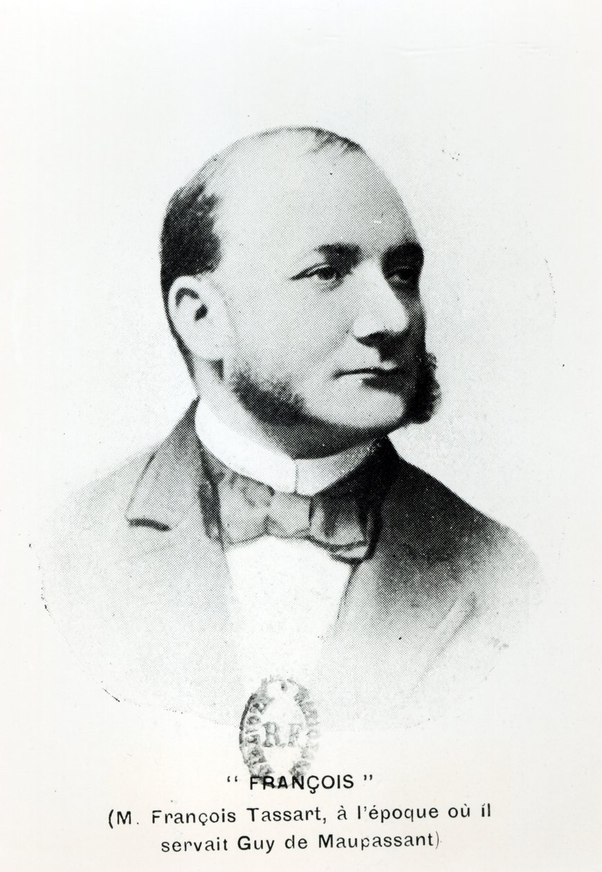 Francois Tassart, Guy de Maupassant inasa (1850-93), Georges Normandy La Fin de Maupassant című művéből, 1927-ben, Párizs alkotó: French School