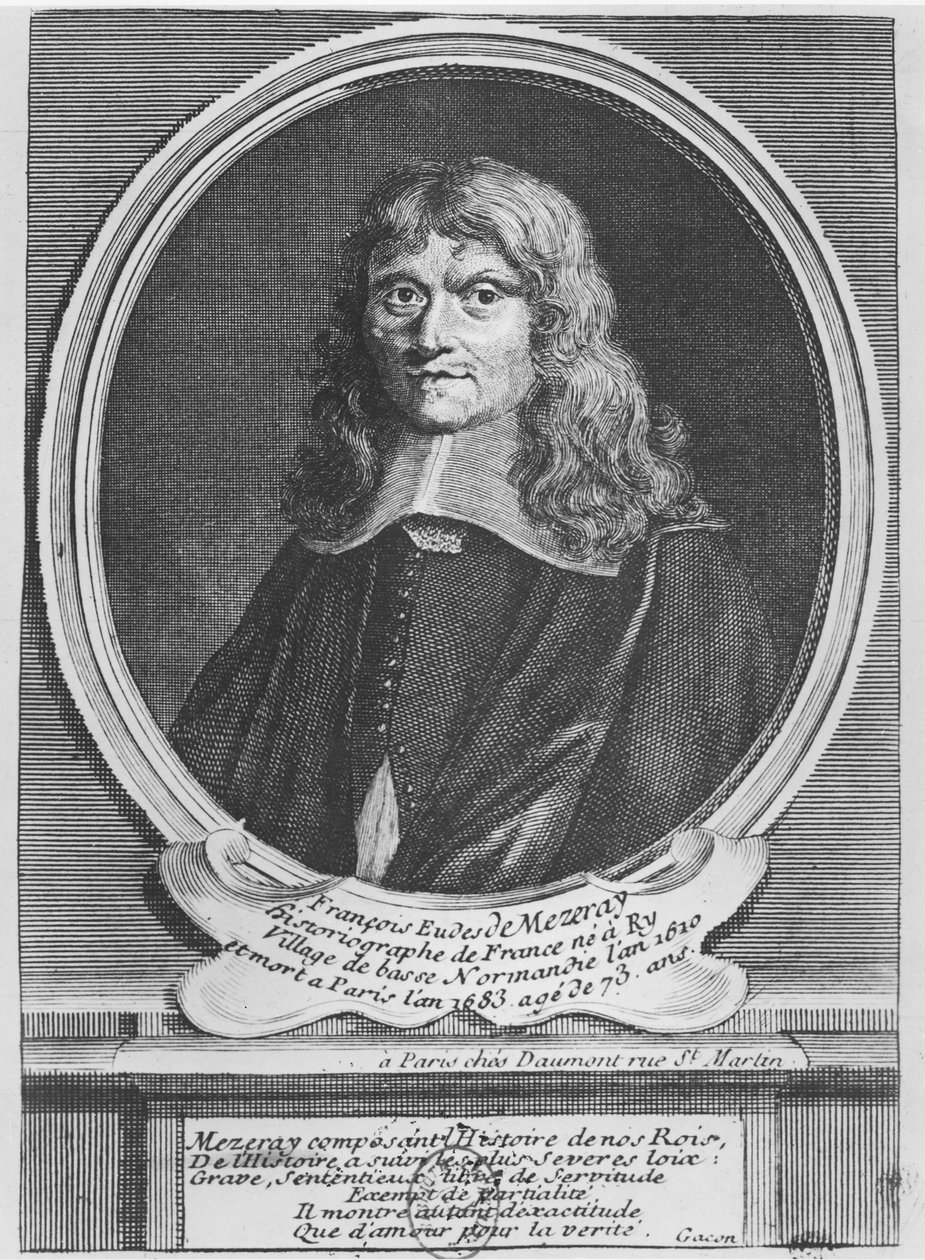 Francois Eudes de Mézeray (metszet) alkotó: French School