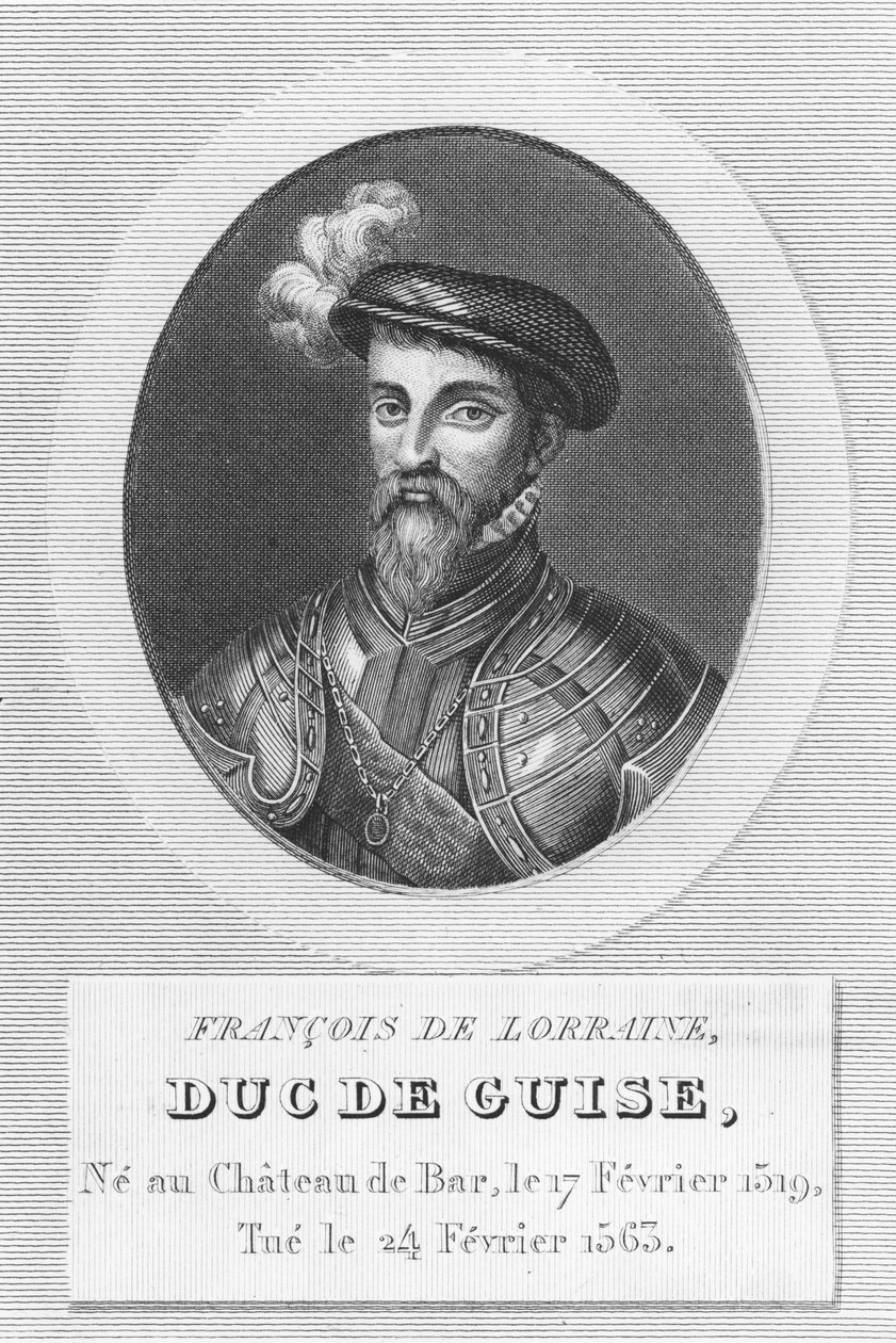 Francois de Lorraine, Guise hercege (metszet) alkotó: French School