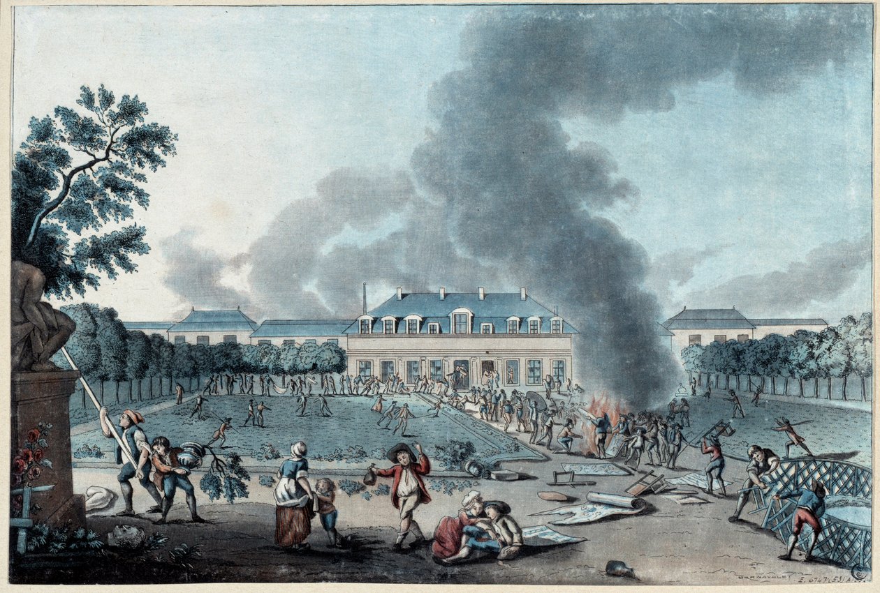 Francia forradalom: „” Reveillon április 28-án a tapétakészítést kifosztották alkotó: French School