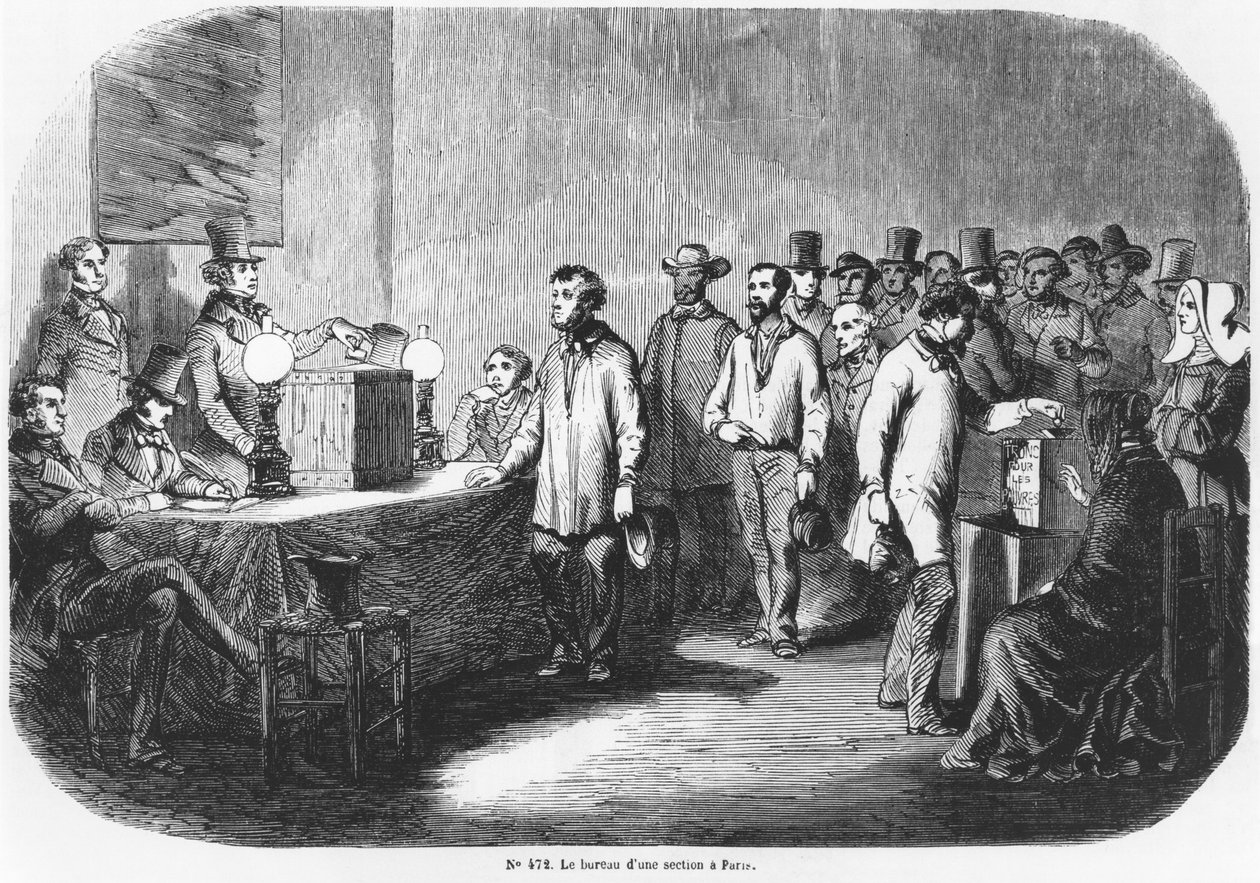 1848. április 23-i francia választások Párizsban, 1848 alkotó: French School