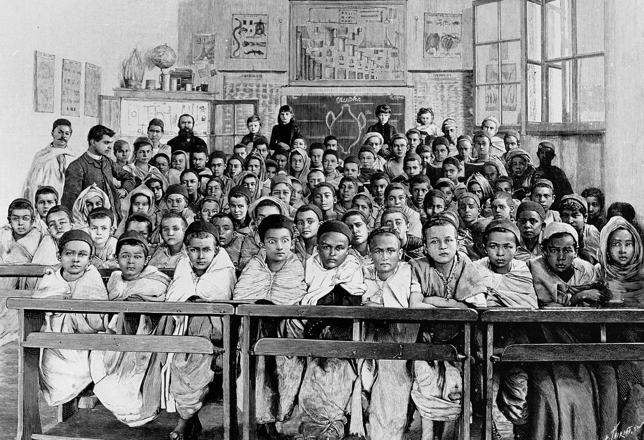 Francia iskola Kabylie-ben, 1891 alkotó: French School