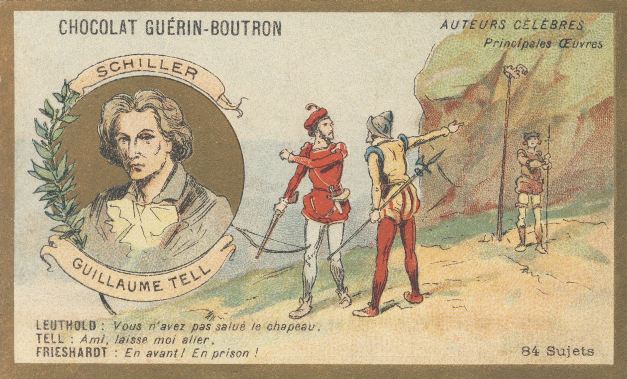 Friedrich von Schiller (1759-1805), német költő, drámaíró és író, a „Guillaume Tell” dráma szerzője (1804) alkotó: French School