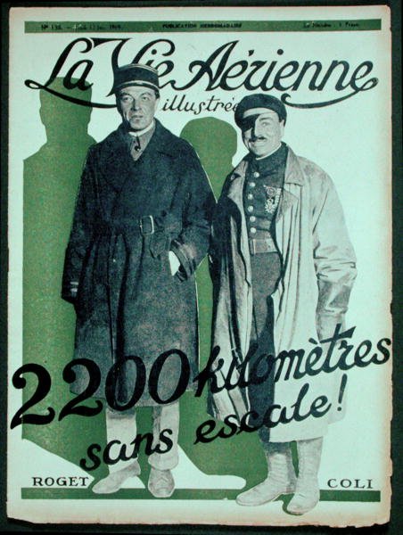 A "La Vie Aerienne" első borítója alkotó: French School