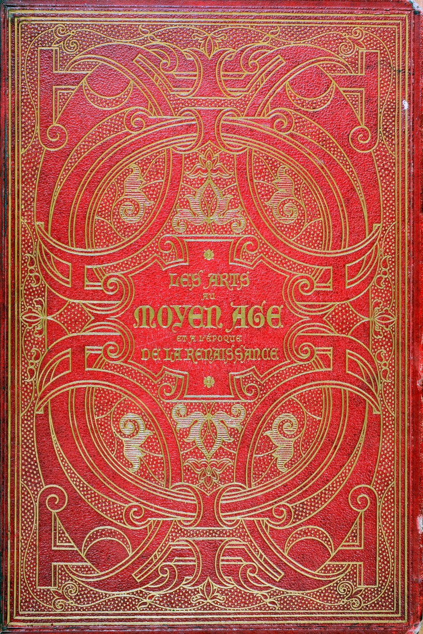A Les Arts au Moyen Age címlapja, Firmin Didot 1873-ban (bőr) alkotó: French School
