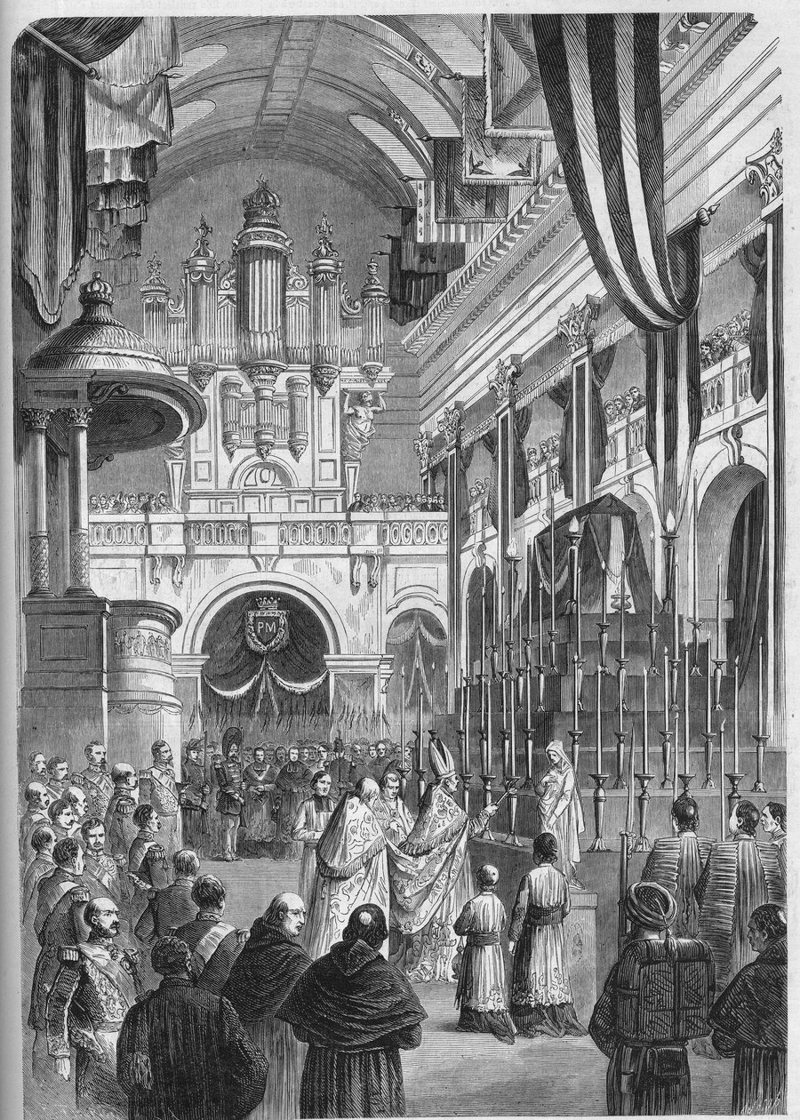 Marechal Pelissier (1794-1864), Malakoff herceg temetése: híres temetés az Invalidusok templomában, június 9. alkotó: French School