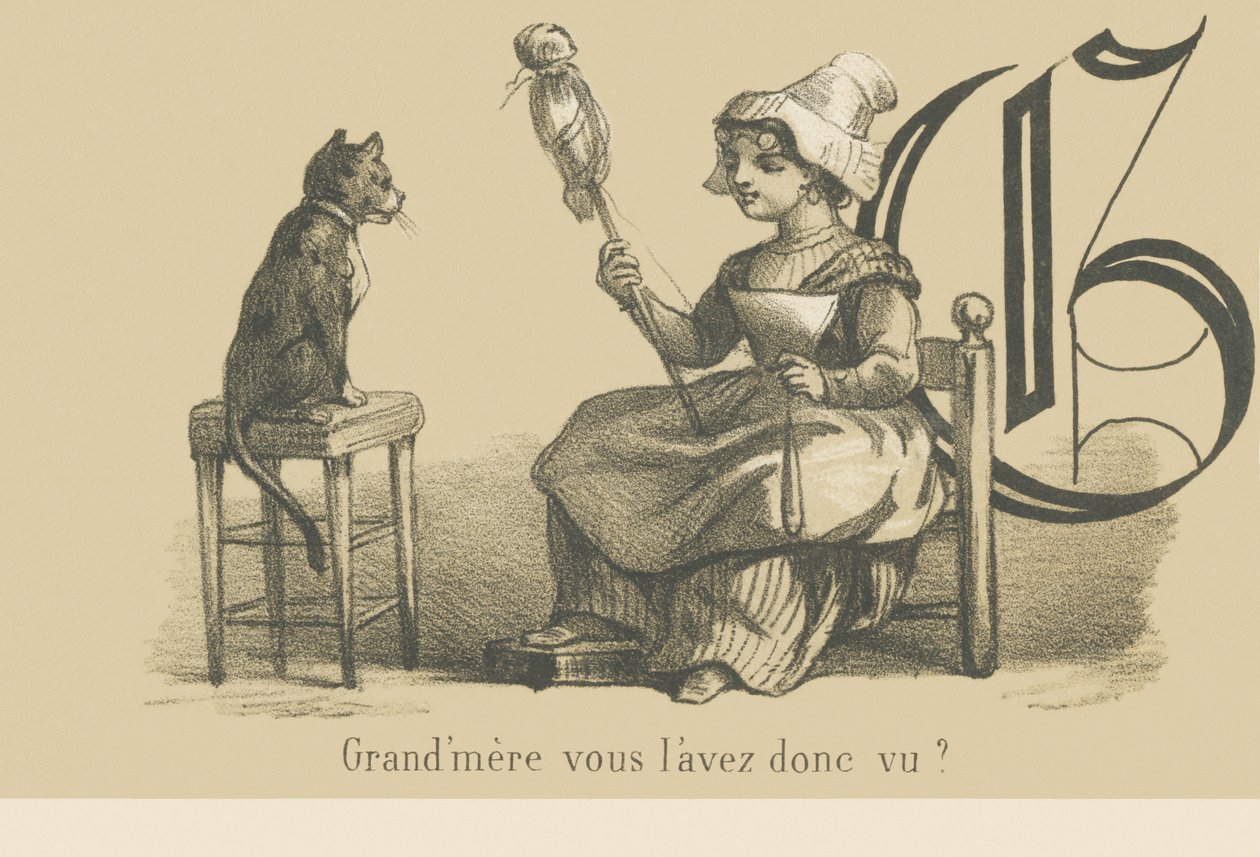 G: Nagymama, láttad őt? alkotó: French School