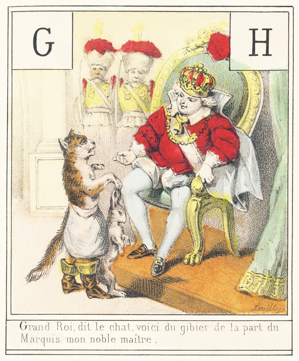 G H: Nagy király, mondta a macska alkotó: French School