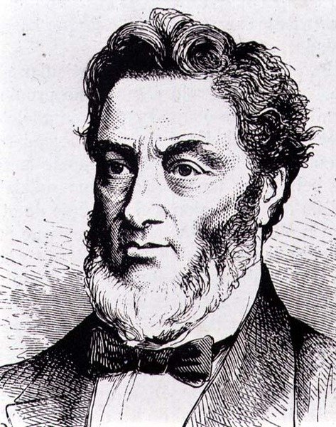 Gabriel-Claude-Jules Favre (1809-1880) francia politikus (metszet) alkotó: French School