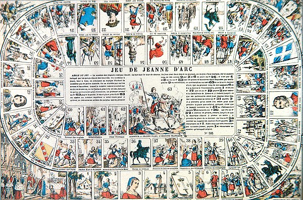 Joan of Arc játéka (színes litó) alkotó: French School