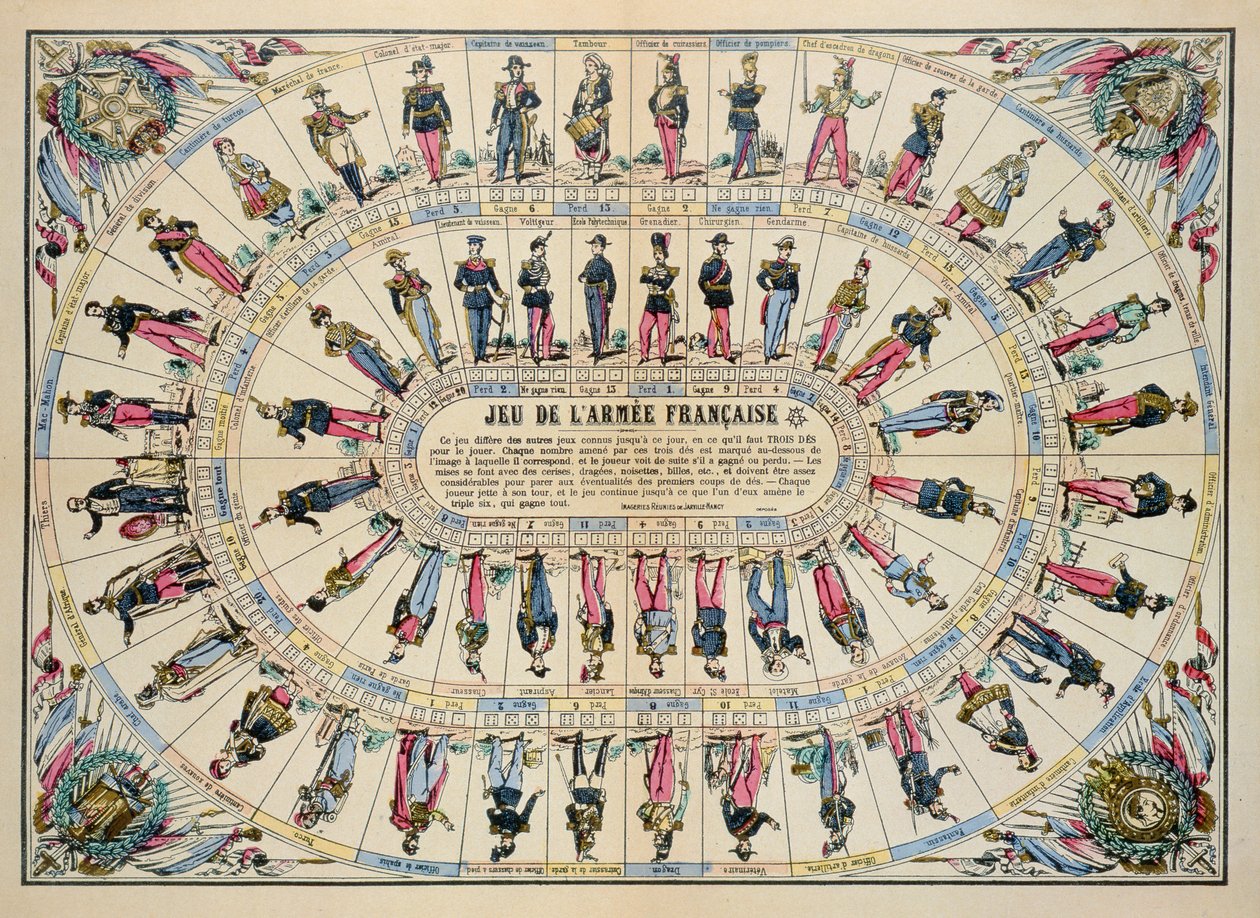 A francia hadsereg játéka alkotó: French School