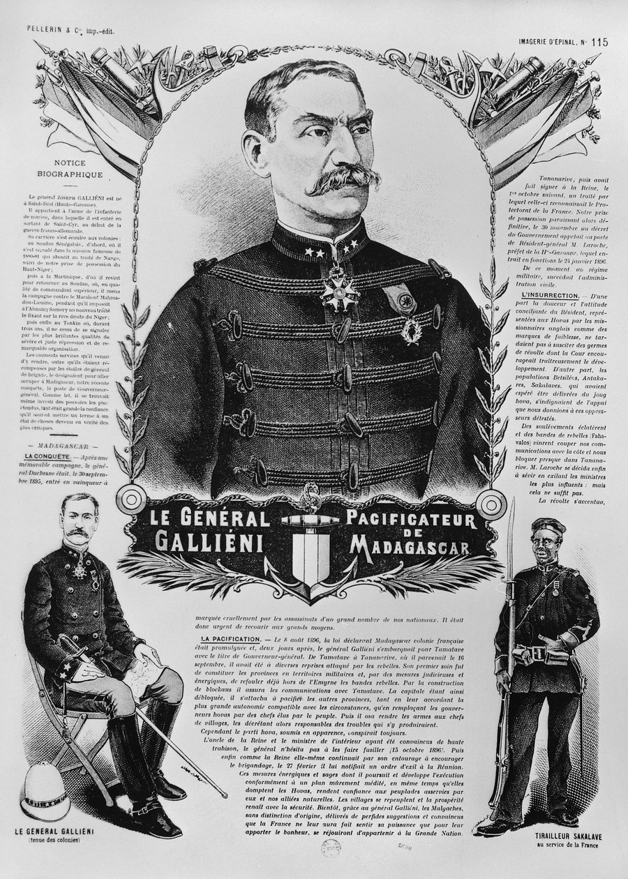 Gallieni József tábornok (1849-1916) 1898 alkotó: French School