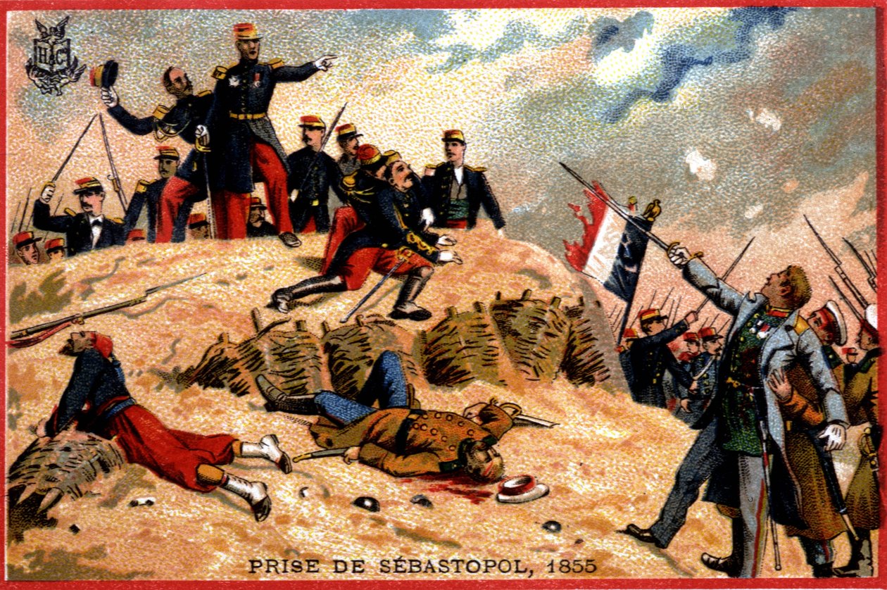 Pelissier tábornok Szevasztopol elfoglalásánál alkotó: French School