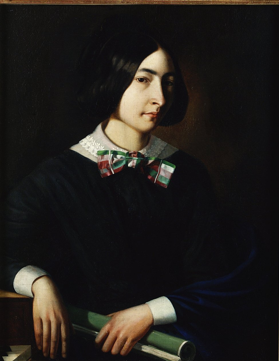 George Sand (1804-76) alkotó: French School