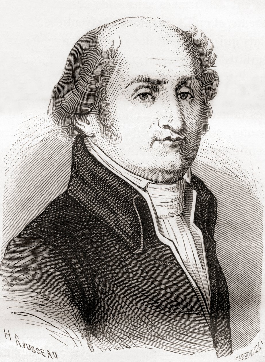 Gilbert Romme, a Les Merveilles de la Science című, 1870 körül megjelent kötetből (metszet). alkotó: French School