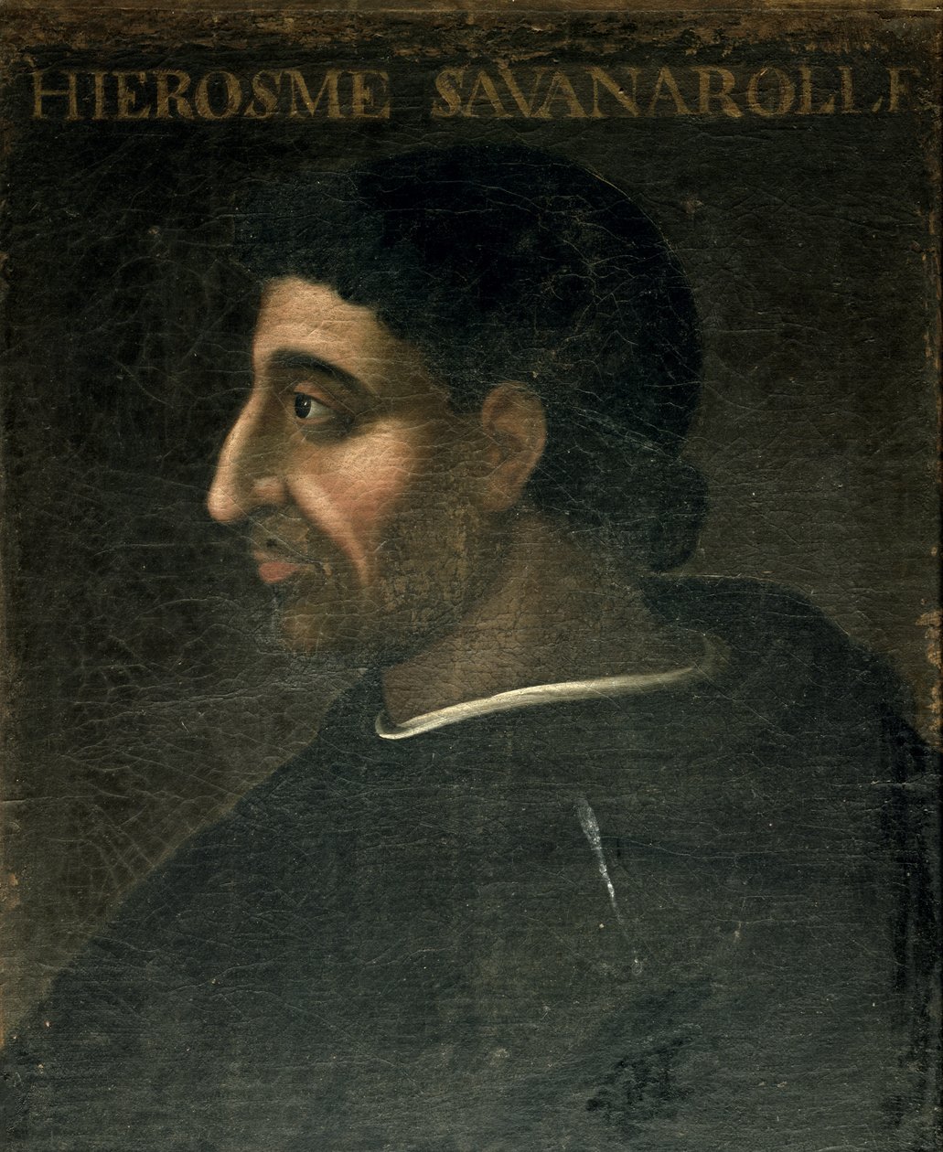 Girolamo Savonarola (1452-98) alkotó: French School
