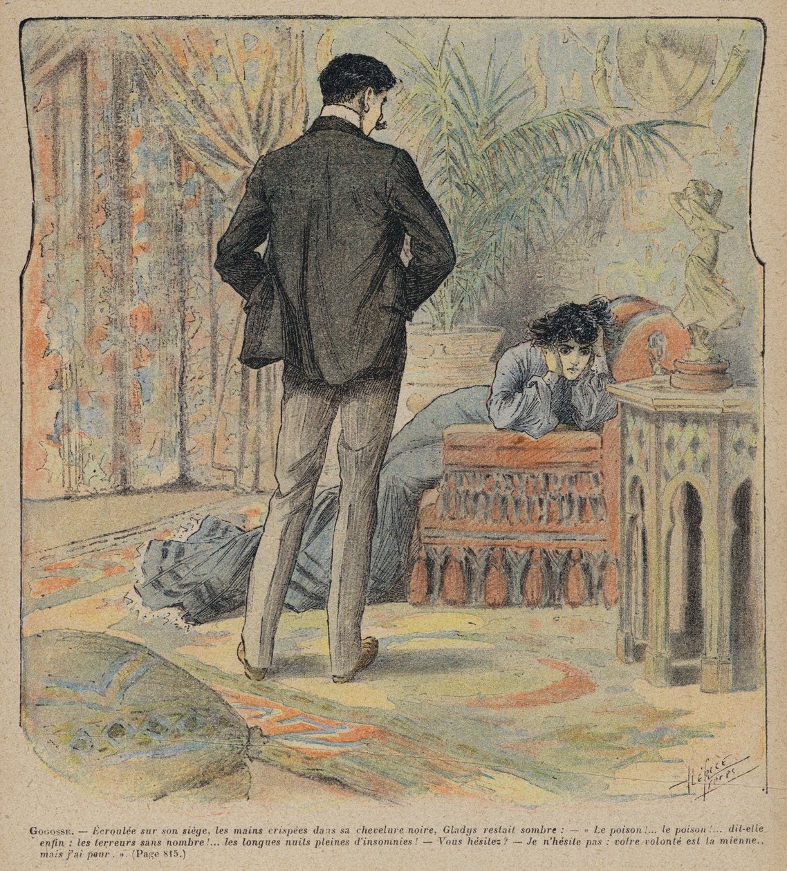 Gogosse Max Villemer (színes litográfia) alkotó: French School