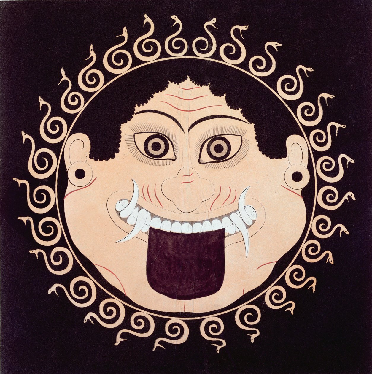 Gorgons Head, egy eredeti antik görög váza másolata, 19. század eleje alkotó: French School
