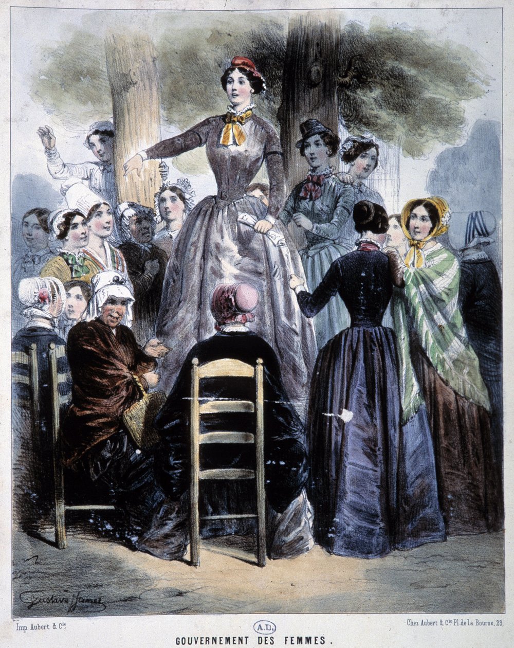 A nők kormánya, 1848-as forradalom alkotó: French School