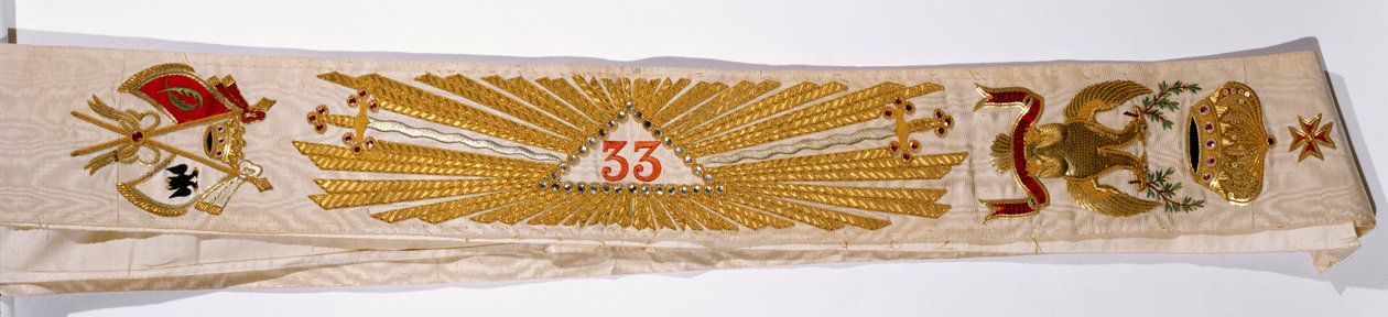 Lucien Murat herceg szabadkőművesség 33. fokozatának nagy kordonja alkotó: French School