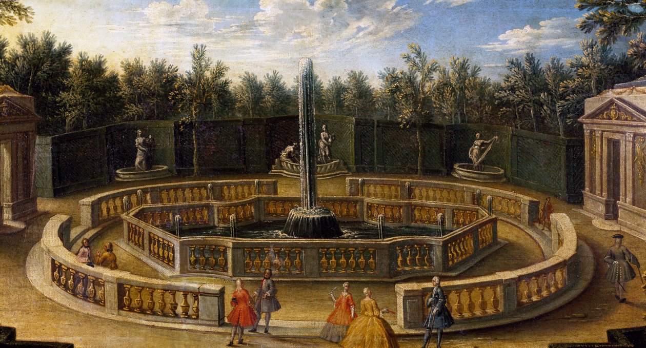 Versailles-i kupolák ligetje alkotó: French School