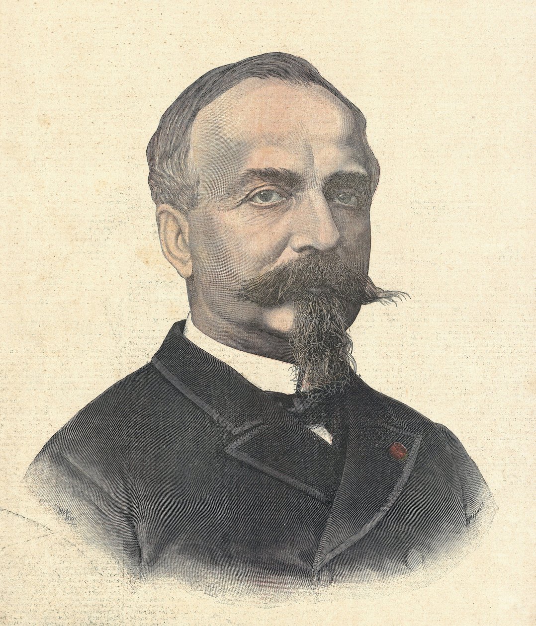 Gustave Noblemaire, a Paris-Lyon-Mediterranee vasúttársaság igazgatója alkotó: French School