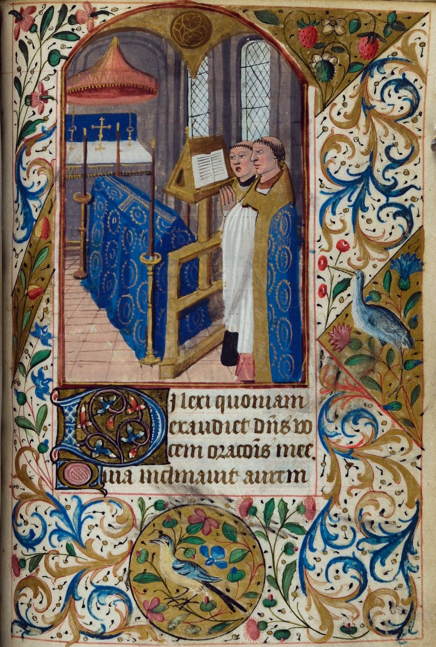 H/L-3-3 fol. 108r. Halottak Hivatala, az órák könyvéből, Párizs használata, 15. század közepe alkotó: French School