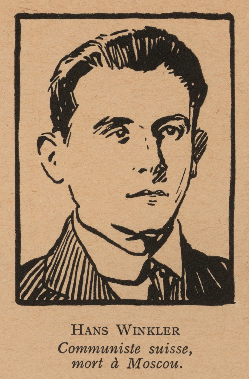 Hans Winkler, svájci kommunista (litográfia) alkotó: French School