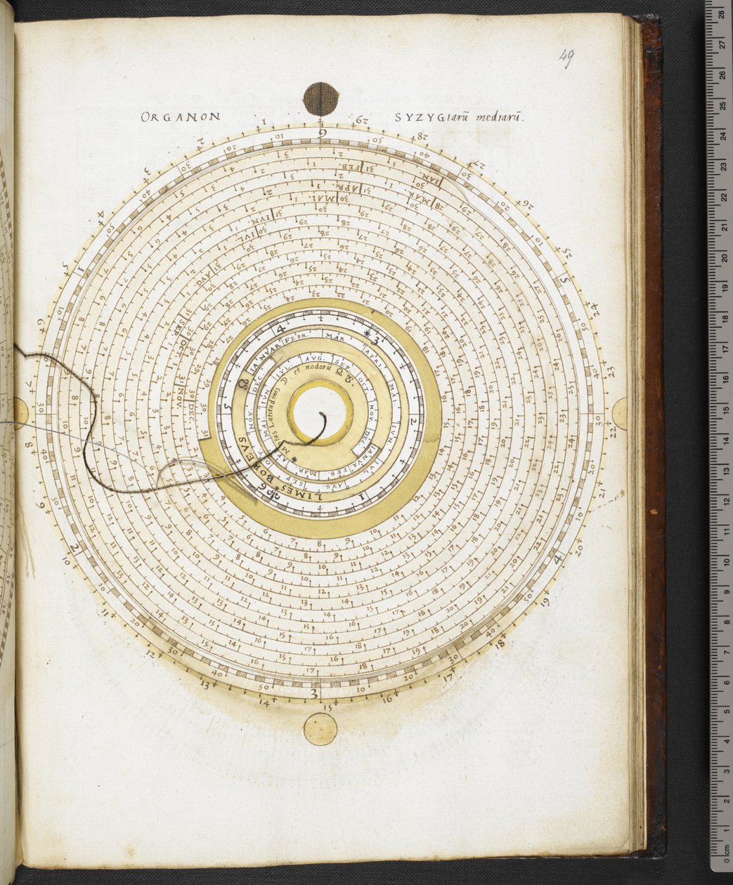 Harley MS 3263 f.49 Organon Astronomicon ex hypothesibus Copernicus extractum