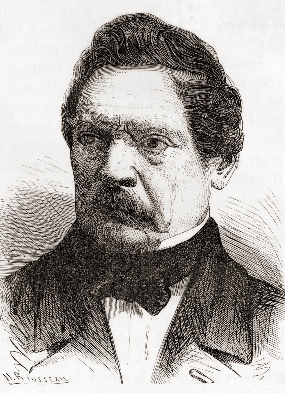 Henri-Gustave Delvigne, A tudomány csodáiból, megjelent 1870 körül (metszet) alkotó: French School