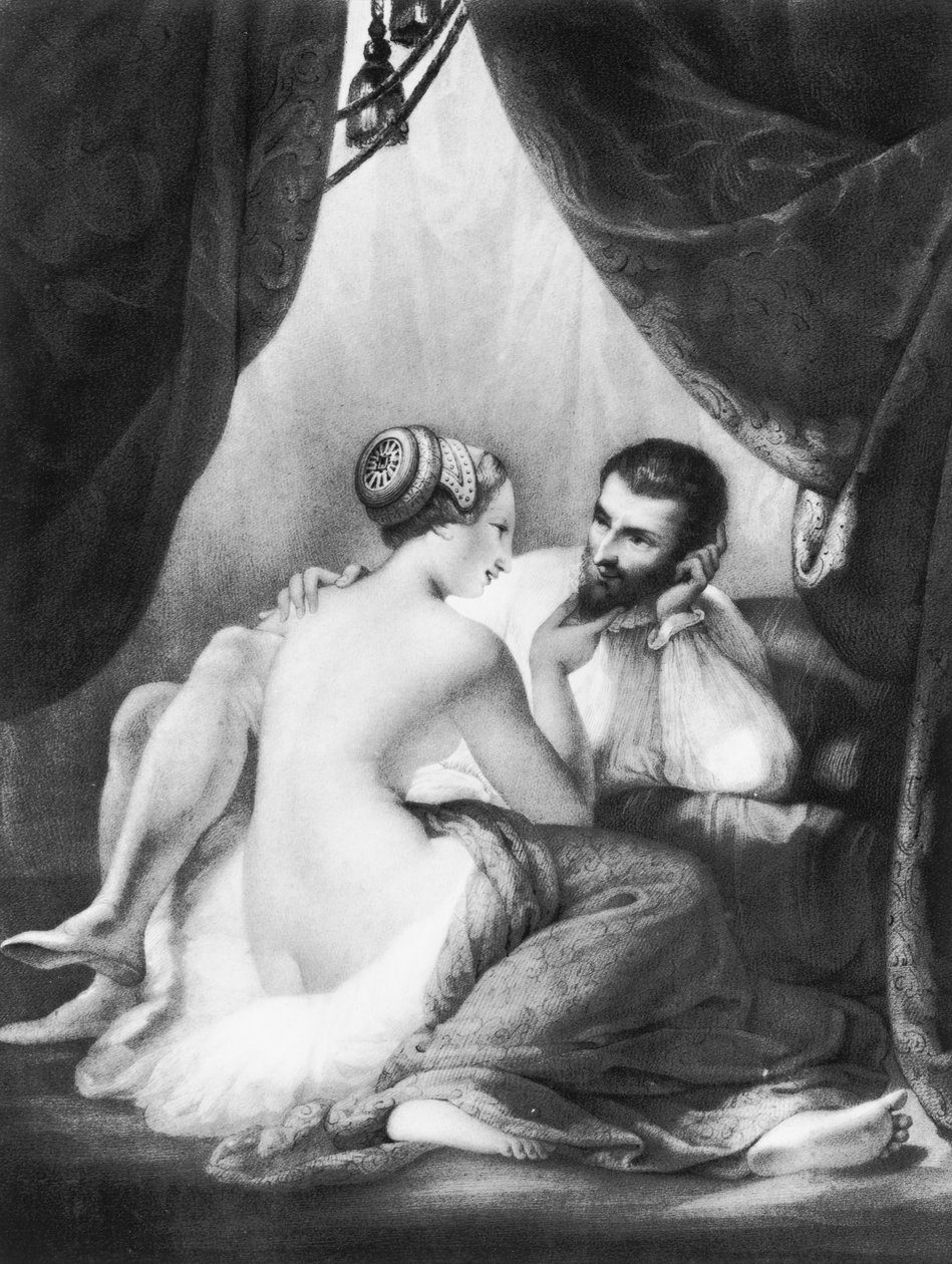 IV. Henrik (1553-1610), francia király és úrnője, Gabrielle d