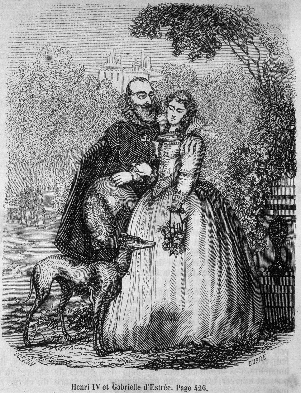 Henri IV (1553 - 1610) és Gabrielle d
