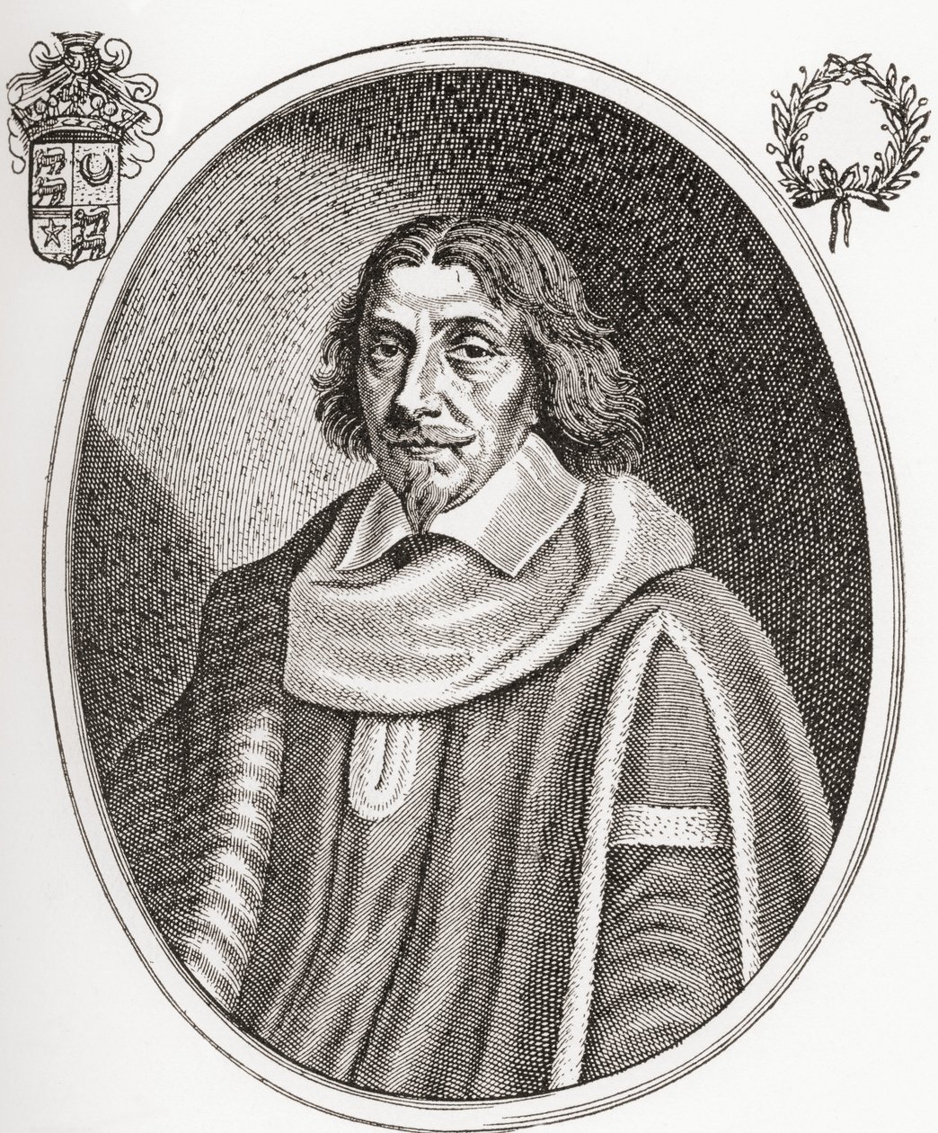 Henri de Mesmes, Roissy ura, Mongneville és Everly márki, 1575-1650. francia bíró és Párizs polgármestere. Az 1908-ban megjelent Les Heures Libresből. alkotó: French School