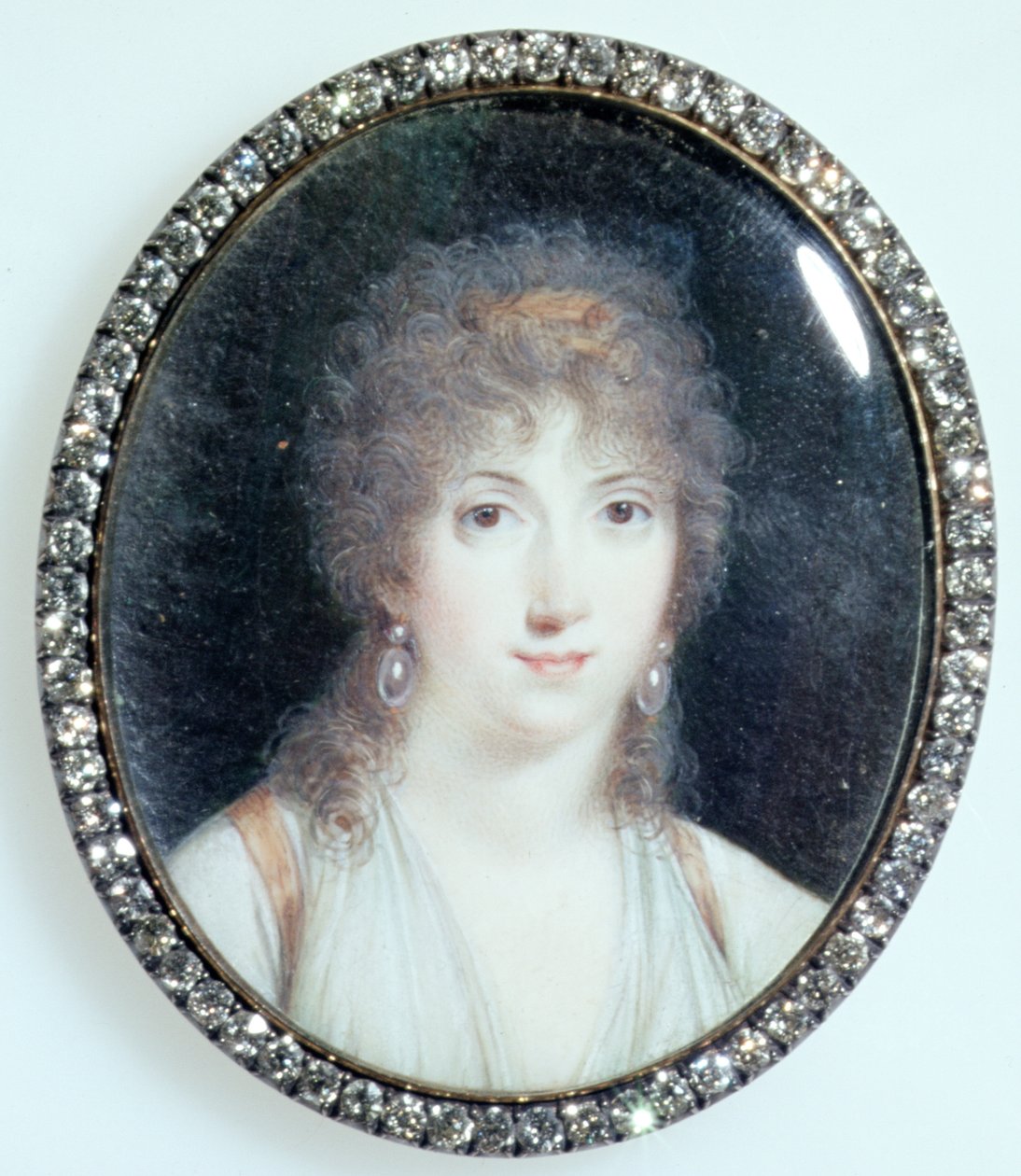 Henriette Lucy Dillon (1770-1853) Tour du Pin Gouvernet marquise, 1802 körül (wc elefántcsonton) alkotó: French School