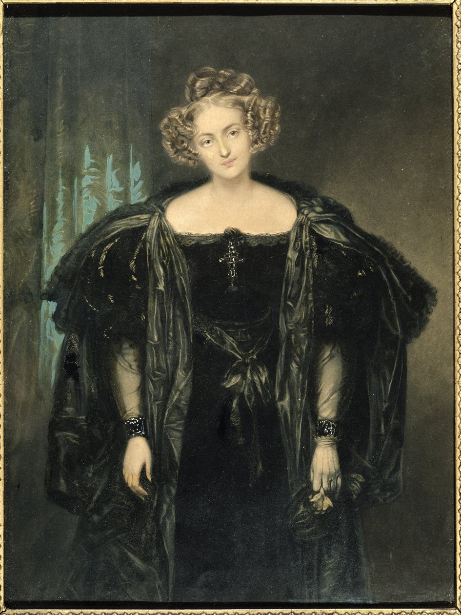 Henriette Sonntag (1803-54) Donna Anna szerepében Mozart Don Giovanni című operájából alkotó: French School